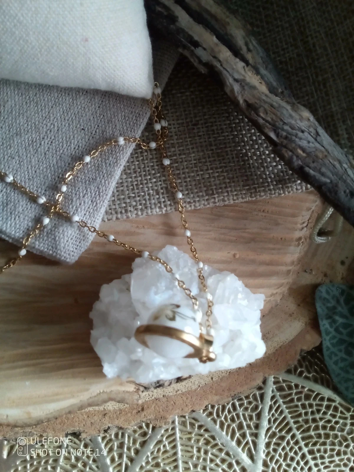Collier pendentif en pierre de lune naturelle – photo 7
